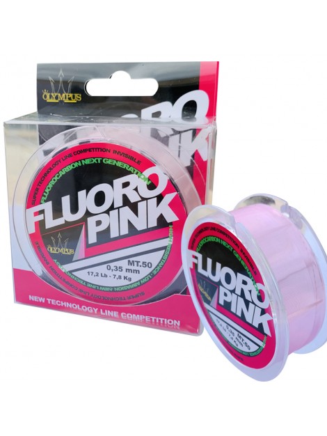Fluorocarbon Pink MT.50mm 0,30