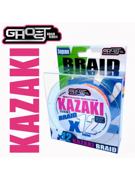 Hilo trenzado ghost Braid kazaki multicolor X12   350mts
