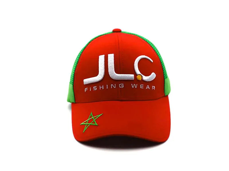Gorra JLC Fishing Wear Marruecos rojo-verde