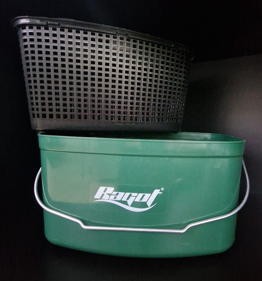 Cubo vivero ragot 7l con cesta rectangular