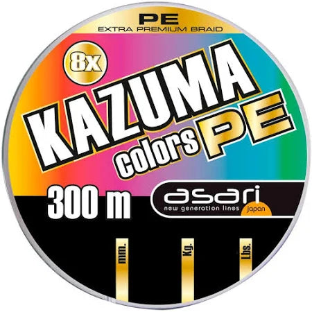 Trenzado Asari Kazuma pro colors PE 300m