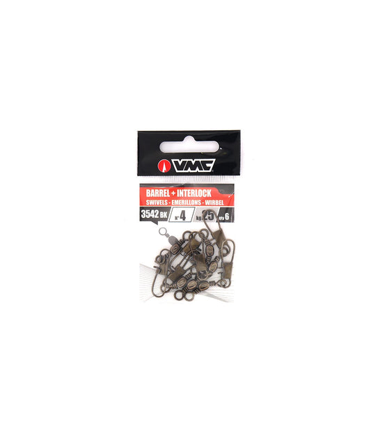 Grillete VMC Barbel + Interlock 3542BK