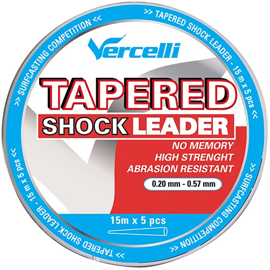 TAPERED SHOCK LEADER TRANSPARENTE VERCELLI