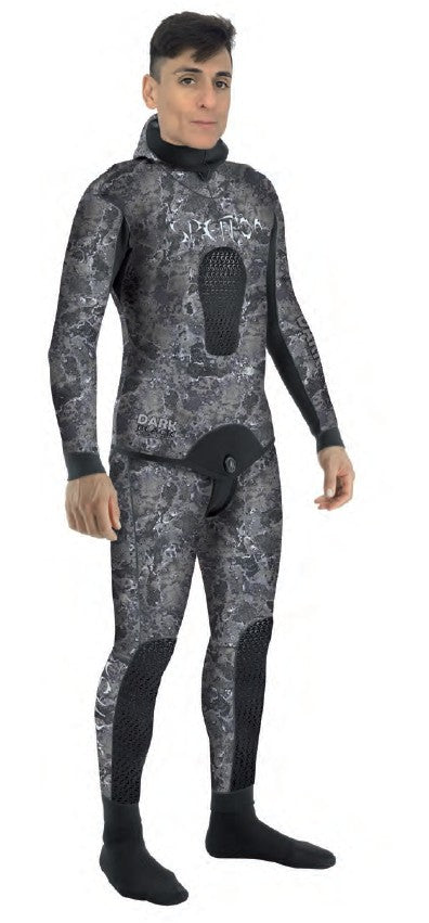 Traje Dark Black Camo Fusion