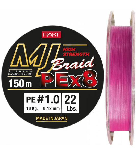 Trenzado Hart MJ Brand Pink 150m