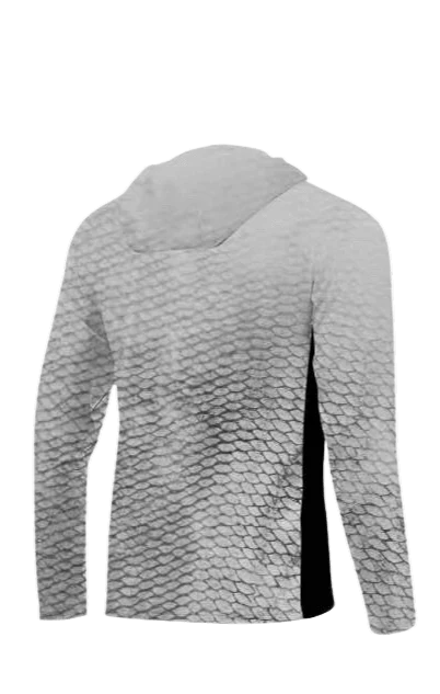 Camiseta de pesca con capucha