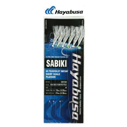 Sabiki hayabusa real scale flasher uv plus EX134
