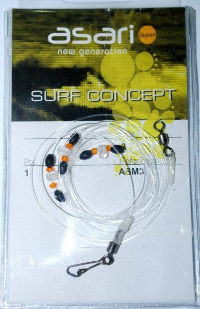 Bajo de linea asari surfcasting para 3 brazos